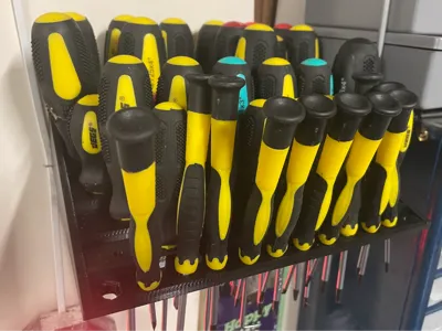 Multi Screwdriver Holder Wall Mount