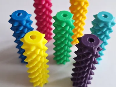 Spikey Keychain
