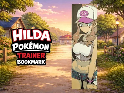 Hilda Pokémon Trainer Bookmark | HueForge