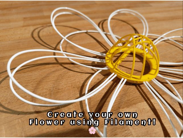 Filament Flower - Wall decoration 