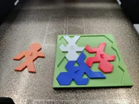 AMS 5 colors by object, 0.2mm layer, 2 walls, 15% infill
