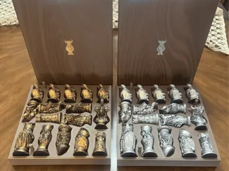 Nordic/Viking Stylized Chess Piece Holders