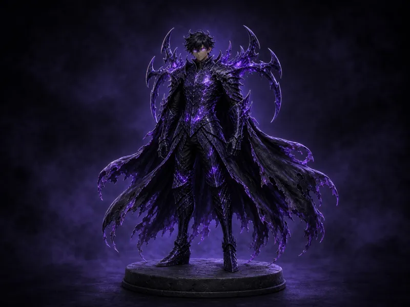 Solo Leveling Sung Jinwoo Shadow Monarch Armor
