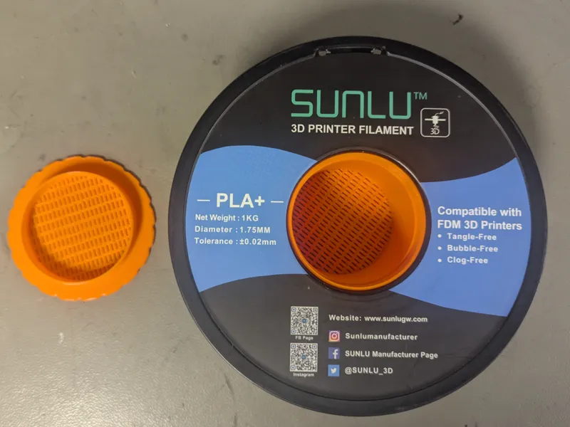 72mm Filamentrollenbox für Granulat