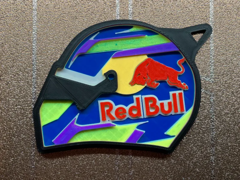 Isack Hadjar 2025 Helmet Keychain