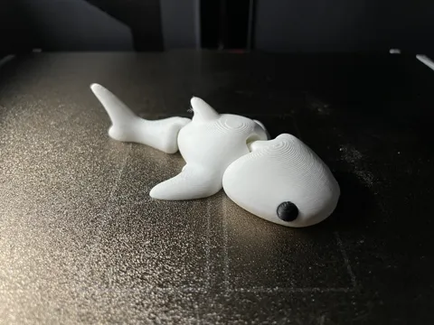 Stylized Articulated Whale shark view 4