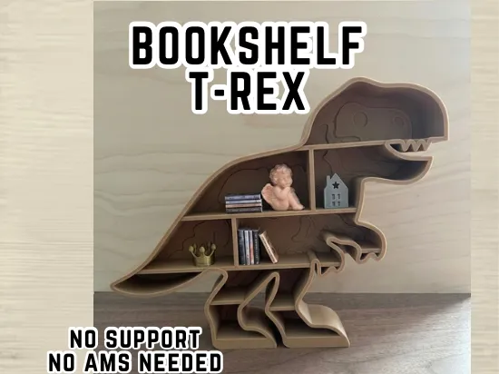 T-Rex BookShelf / Miniatures Organizer