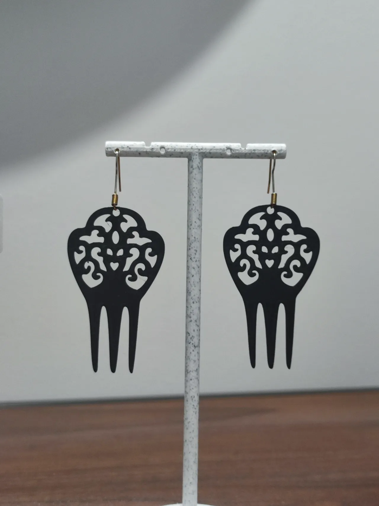 Aretes Peineta Neo-Gótica view 2