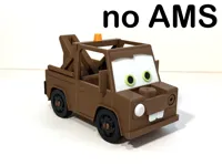 No AMS (single color bumper)