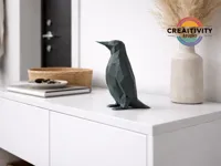 Pingouin low poly — statuette — photo 3