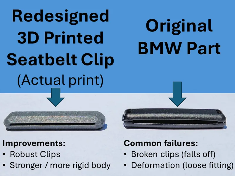 Seatbelt Buckle Clip -  BMW Part 72-11-8-469-012