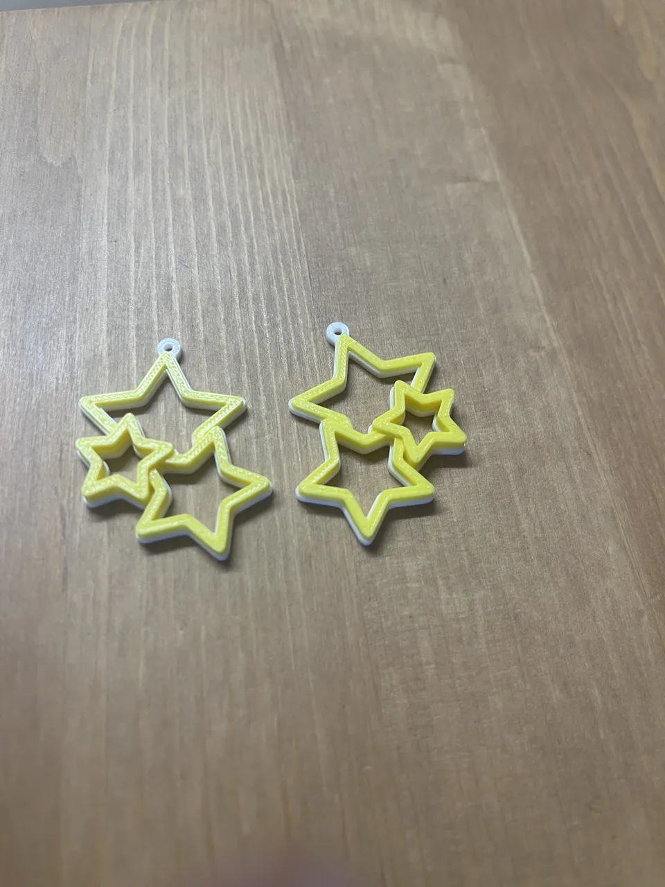Different Hight Star Earrings view 2