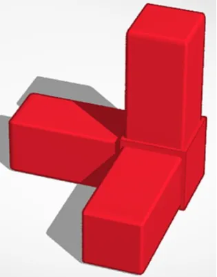 3 arms joint for profile