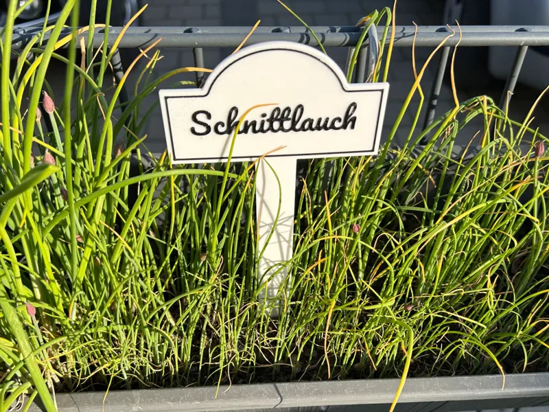 Kräuterbeet Schilder