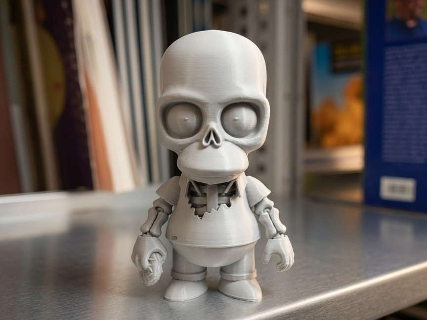Chibi Skeleton Homer Simpson 