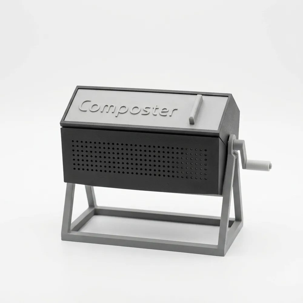 Cute Composter Mini Tabletop Composter - Cute Tabletop Display - Free 3D Print Model ...