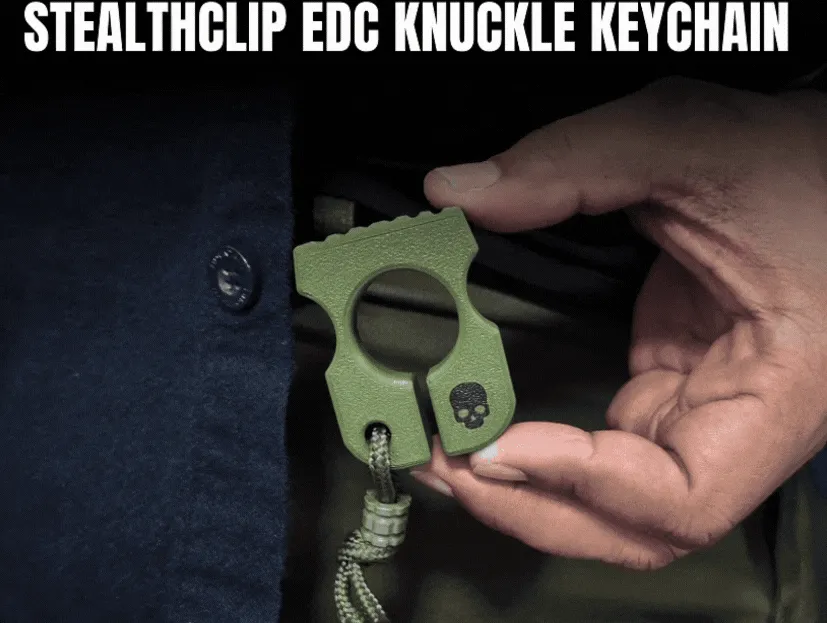 StealthClip EDC Knuckle-style Keychain view 2