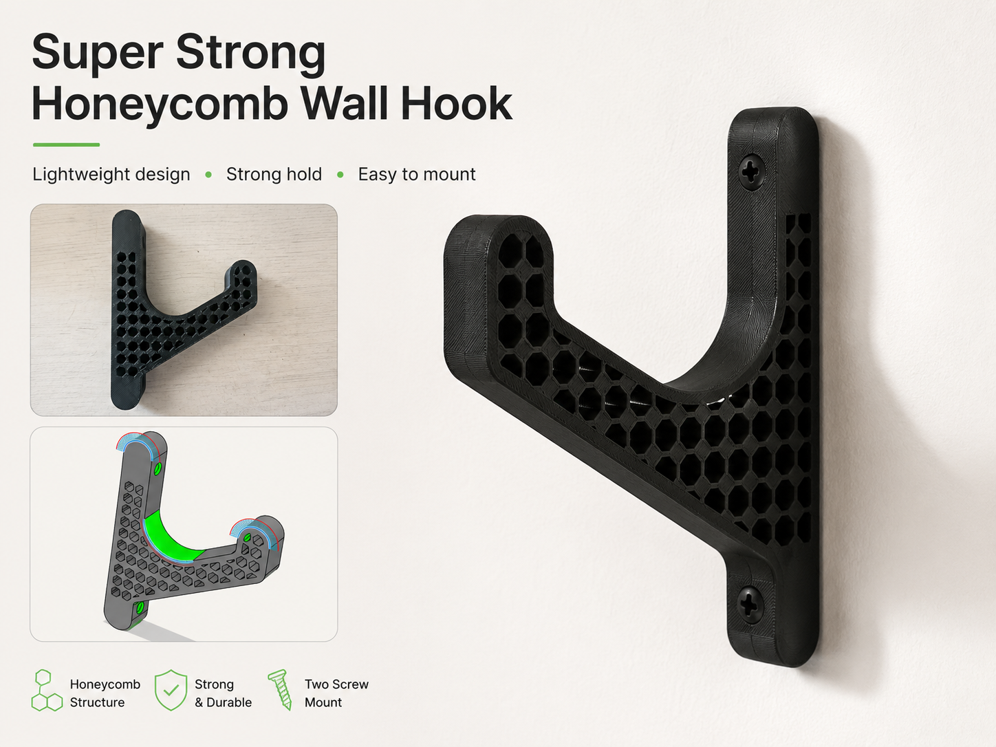 Super Strong Honeycomb Wall Hook