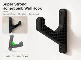 Super Strong Honeycomb Wall Hook