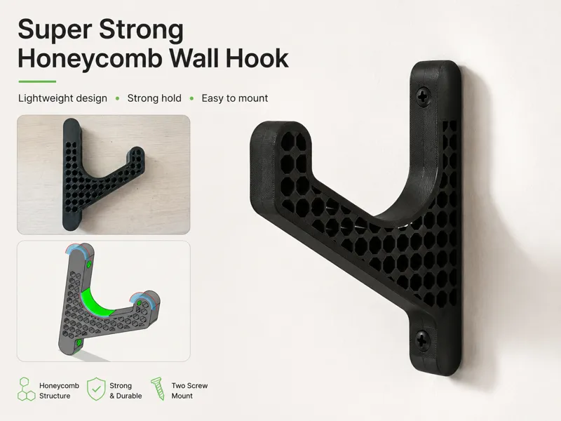 Super Strong Honeycomb Wall Hook