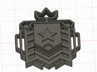 Rainbow 6 Siege champ charm
