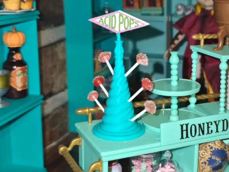 Honeydukes acid pops stand