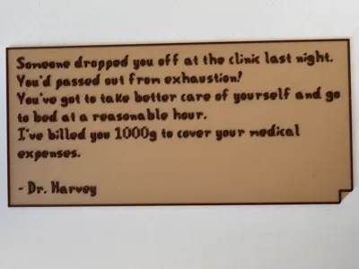 Bill from Dr Harvey - Stardew Valley