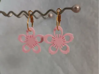 Boucles d'oreilles sakura