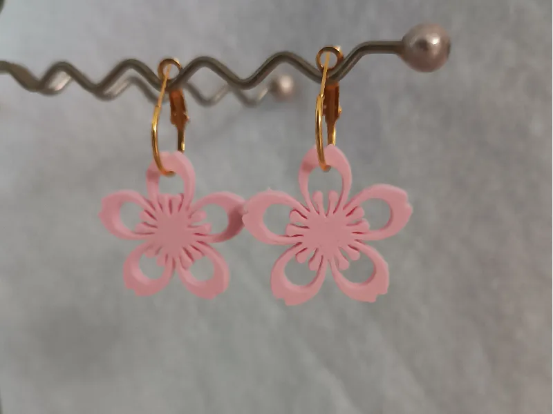Boucles d'oreilles sakura