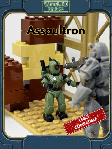 Escenografía en miniatura: Assaultron Minifig - Bricks Compatible — vista de referencia 2