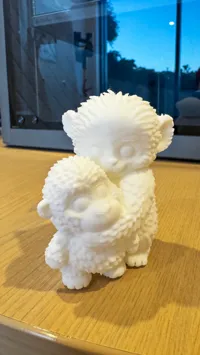 0.16mm layer, 2 walls, 12% infill, refined white