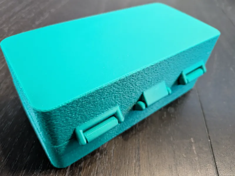 Box with Print-In-Place Hinge and Fuzzy Skin