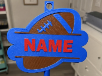 Customizable Football Spirit/Cheer Stick - 1