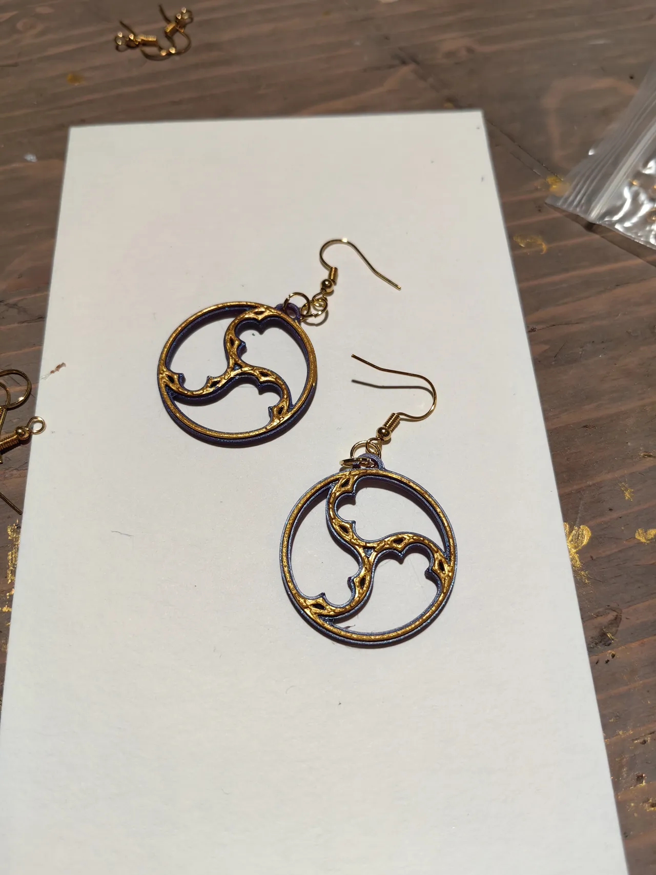 Earrings - Trefoil (Gothic) view 2