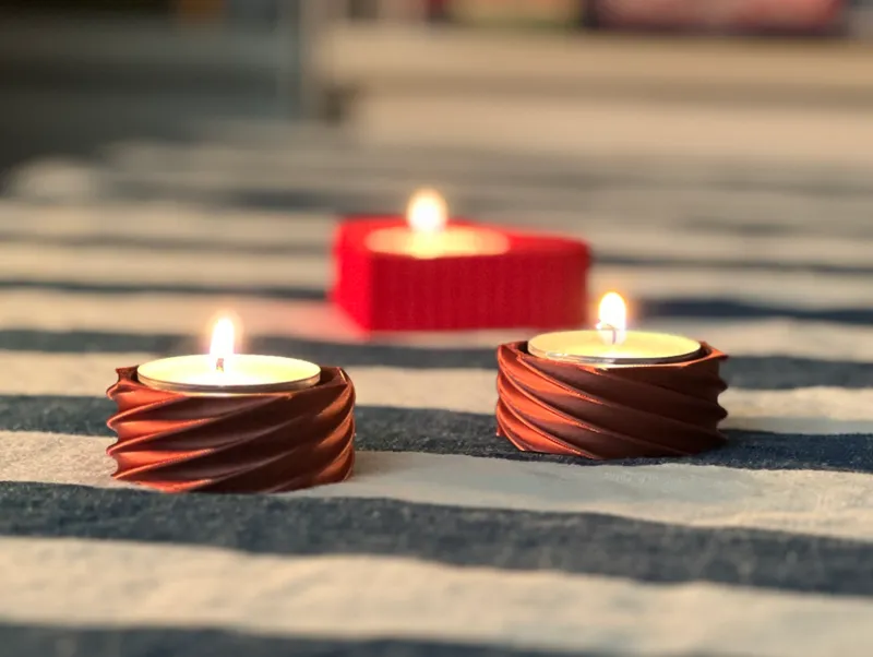 Spiral Tealight Candle Holder