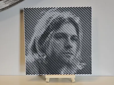 Kurt Cobain Nirvana Halftone Wall Art by Ikonic3D