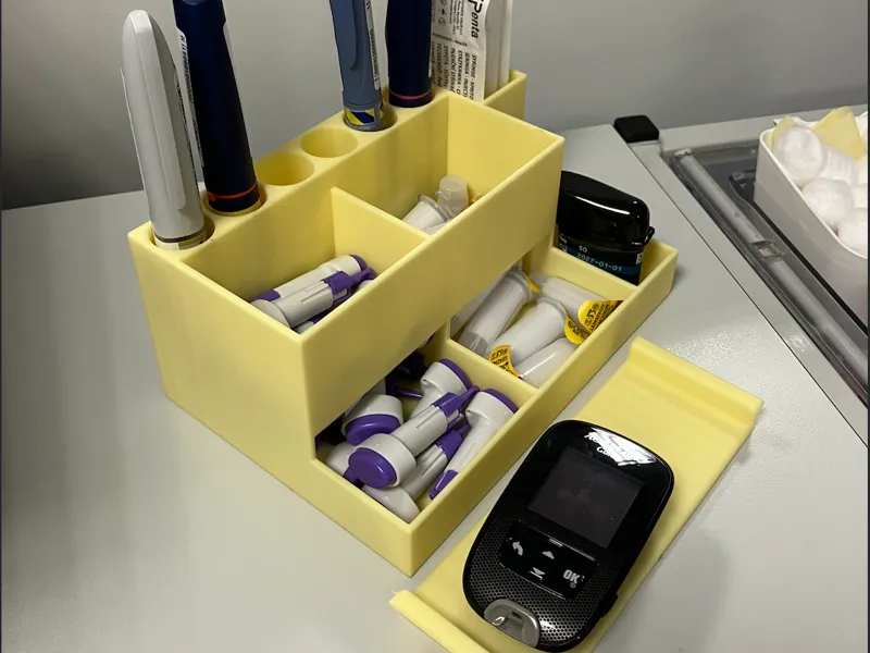 Organiseur pour diabétiques