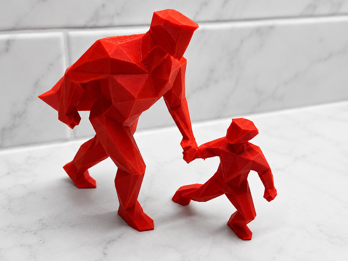 Minimalist Father's Day Statue