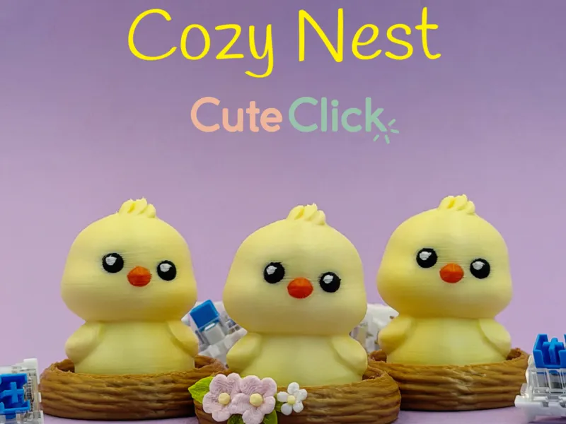 Chick – Fidget Clickers Keychains