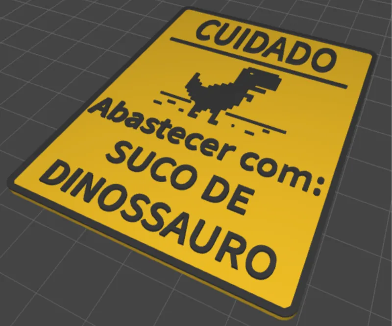 Funny fuel sign  PT-BR
