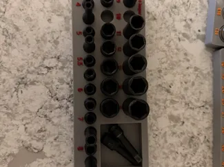 1/4 IMPACT SOCKET TRAY