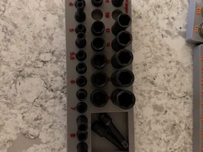 1/4 IMPACT SOCKET TRAY