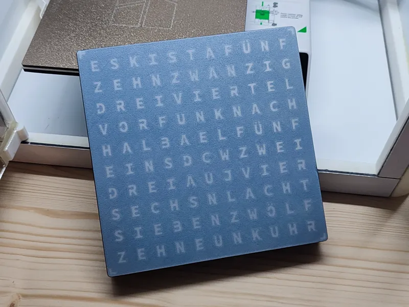 Wordclock - Wortuhr - A1 Mini optimized!