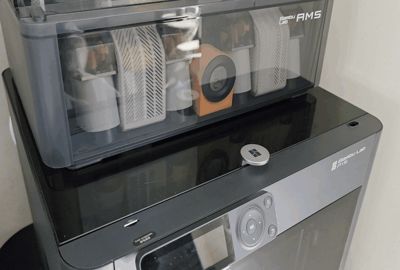 AMS1 and AMS2 Pro label bracket - No supports!