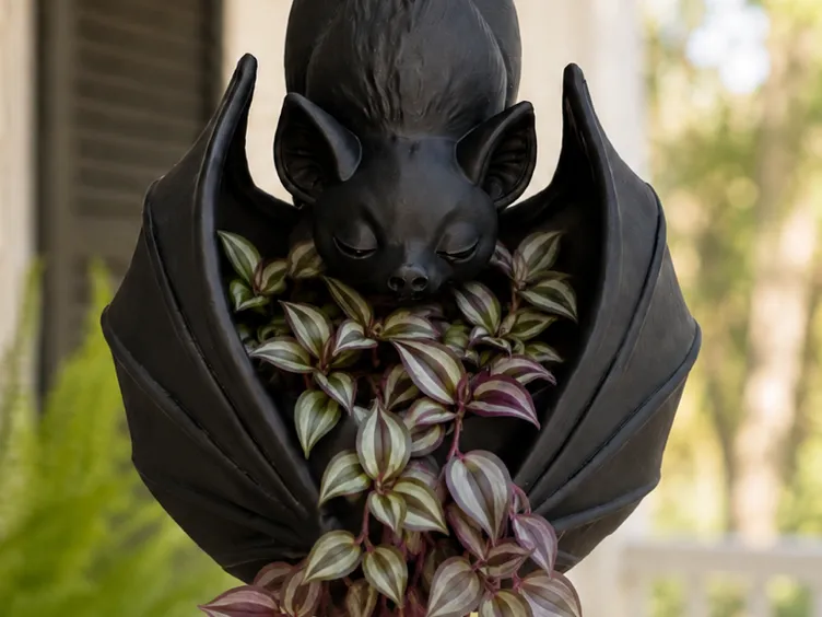 Cute Bat Hanging Planter