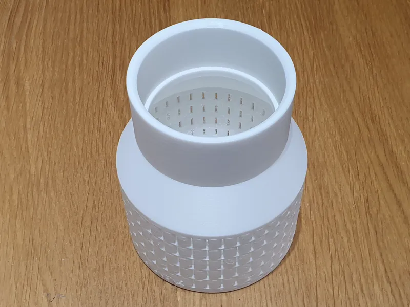 Filter end for 2 inch schedule 40 pipe