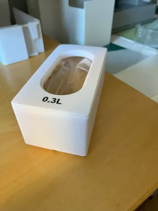 Gridfinity bin for Ikea 0,3L zip bags.