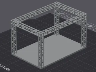 1:64 stage with truss frame