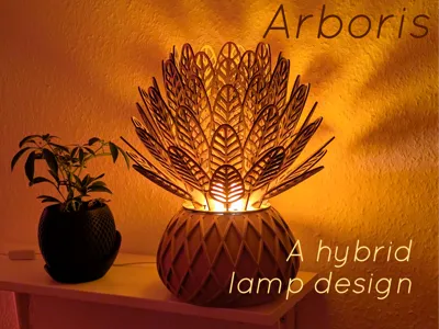 Arboris - A Hybrid Lamp Design - 3D Prints