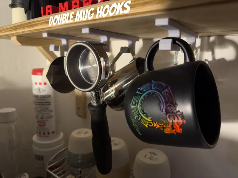Double Coffee Mug Hook